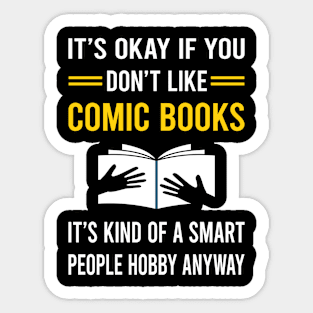 Smart People Hobby Comic Books Comics Sticker